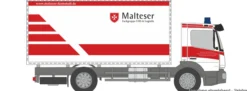 RIETZE 72516 Mercedes-Benz Atego 19 GW-L Malteser Darmstadt | Blaulichtmodell 1:87