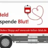 RIETZE 72513 Mercedes-Benz Atego KofferLKW 2019 Blutspende Aachen LKW-Modell 1:87