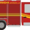 RIETZE 68928 Mercedes-Benz Atego 13 Magirus Lohr FW Zimmern | Blaulichtmodell 1:87