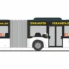 RIETZE 73585 Mercedes-Benz Citaro G 15 Hanauer - Gude | Busmodell 1:87