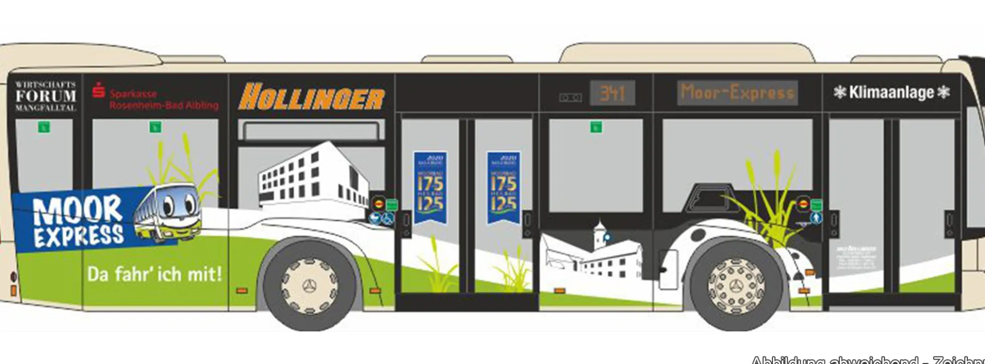 RIETZE 67959 Mercedes-Benz Citaro K15 Hollinger Bad Aibling | Busmodell 1:87