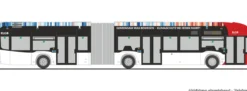 RIETZE 77630 Mercedes-Benz eCitaro G Regionalverkehr Ruhr-Lippe | Busmodell 1:87