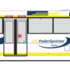 RIETZE 71846 Mercedes-Benz O 405 25. Jahre Padersprinter | Busmodell 1:87