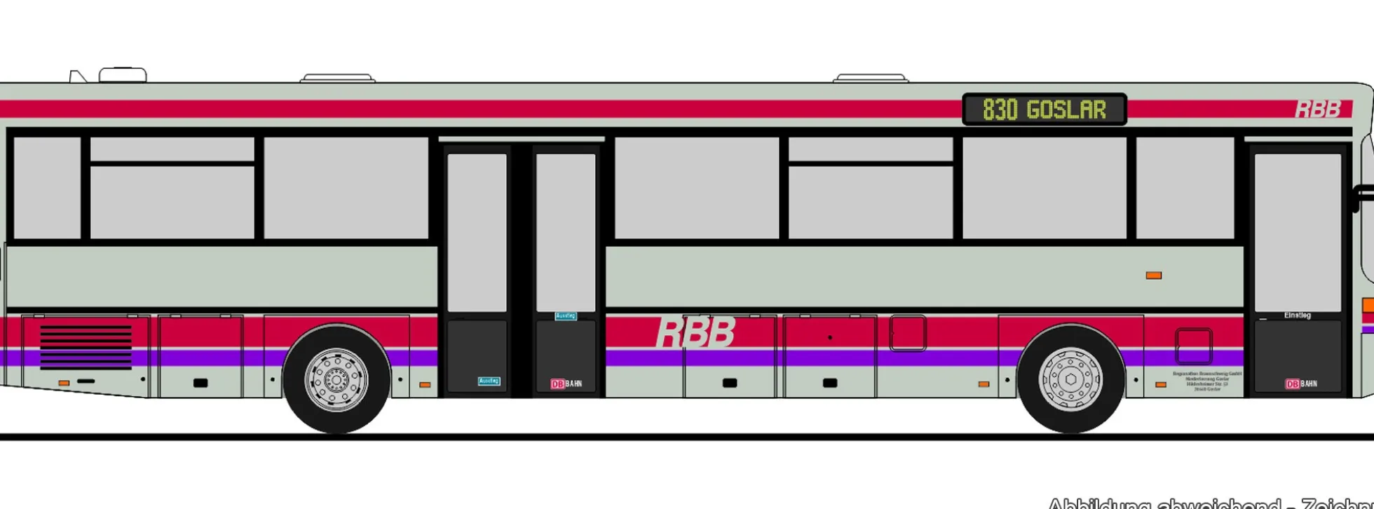 RIETZE 77336 Mercedes-Benz O 407 RBB Goslar | Busmodell 1:87