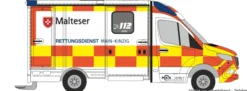 RIETZE 76125 Mercedes-Benz Sprinter RTW Strobel 2018 Rettungsdienst Main-Kinzig Blaulichtmodell 1:87