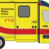 RIETZE 76134 Mercedes-Benz Sprinter Strobel RTW 18 DRK KV Merseburg-Querfurt | Blaulichtmodell 1:87