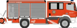 RIETZE 72994 Schlingmann Varus Atego HLF FW Hamburg-Barmbek | Blaulichtmodell 1:87