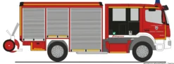 RIETZE 72917 Schlingmann Varus HLF FW Pinneberg | Blaulichtmodell 1:87