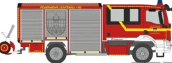 RIETZE 72987 Schlingmann Varus MAN HLF FW Lichtenau | Blaulichtmodell 1:87