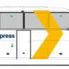 RIETZE 77942 Setra S 515 HD Lufthansa express - Arzt Reisen | Busmodell 1:87