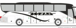 RIETZE 77932 Setra S 515 HD Weiss Reisen | Busmodell 1:87