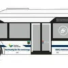 RIETZE 76811 Solaris Urbino 12 2019 electric Zugerland Verkehrsbetriebe Busmodell 1:87
