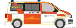 RIETZE 53971 Volkswagen T6 Akut-Einsatzfahrzeug KWB Goslar | Blaulichtmodell 1:87