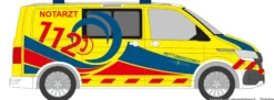 RIETZE 53960 Volkswagen T6.1 Notarzt Rettungsdienst Cuxland | Blaulichtmodell 1:87