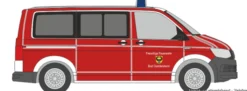 RIETZE 53936 VW Bus T6 Feuerwehr Bad Gandersheim | Blaulichtmodell 1:87