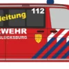 RIETZE 53953 VW Bus T6.1 Feuerwehr | Blaulichtmodell 1:87