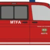 RIETZE 53948 VW Bus T6.1 Feuerwehr | Blaulichtmodell 1:87