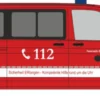 RIETZE 53935 VW Bus T6.1 Feuerwehr Erlangen | Blaulichtmodell 1:87