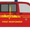 RIETZE 53918 VW Bus T6 First Responder Waging | Blaulichtmodell 1:87