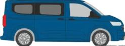 RIETZE 11734 VW Caravelle T7 mittelblau metallic mit Fenstern | Modellauto 1:87