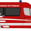 RIETZE 53132 VW Crafter Bus 2011 Feuerwehr Rottenburg Blaulichtmodell 1:87