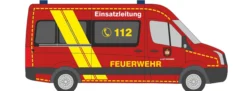 RIETZE 53134 VW Crafter Bus Feuerwehr Kremmen Blaulichtmodell 1:87
