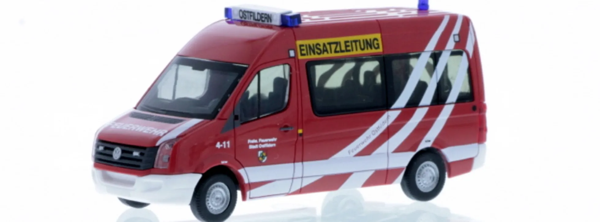 RIETZE 53139 VW Crafter FW Ostfildern | Blaulichtmodell 1:87