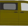 RIETZE 11733 VW e-Transporter LR T7 warm grün metallic mit Fenstern | Modellauto 1:87