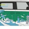 RIETZE 32114 VW ID. Buzz weiß/grün People Norden Norddeich | Modellauto 1:87