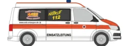 RIETZE 53779 VW T6 Bus ASB Erlangen Höchstadt Blaulichtmodell 1:87