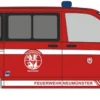 RIETZE 53715 VW T6.1 Bus Berufsfeuerwehr Neumünster Schleswig-Holstein Blaulichtmodell 1:87
