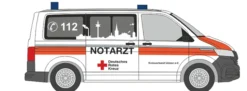 RIETZE 53744 VW T6.1 Bus DRK Uelzen Blaulichtmodell 1:87