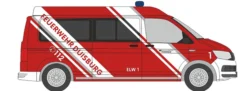 RIETZE 53778 VW T6 Bus ELW Feuerwehr Duisburg Blaulichtmodell 1:87
