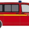 RIETZE 53713 VW T6 Bus Feuerwehr Baden-Baden Blaulichtmodell 1:87