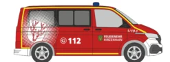 RIETZE 53917 VW T6.1 Bus Feuerwehr Hirzenhain Blaulichtmodell 1:87