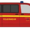RIETZE 53758 VW T6 Bus Feuerwehr Lübeck Blaulichtmodell 1:87