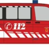 RIETZE 53767 VW T6 Bus Feuerwehr Potsdam Blaulichtmodell 1:87