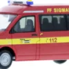 RIETZE 53648 VW T5 Bus 2010 Feuerwehr Sigmaringen Blaulichtmodell 1:87