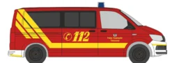 RIETZE 53798 VW T6 Bus Feuerwehr Tönisvorst Blaulichtmodell 1:87