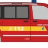RIETZE 53912 VW T6 Bus First Responder Feuerwehr Stein Nürnberg Blaulichtmodell 1:87