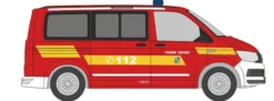 RIETZE 53912 VW T6 Bus First Responder Feuerwehr Stein Nürnberg Blaulichtmodell 1:87