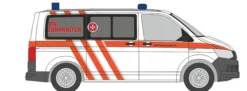RIETZE 53741 VW T6 Bus Johanniter Göttingen Blaulichtmodell 1:87