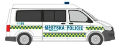 RIETZE 53763 VW T6 Bus Mestska Policie Blaulichtmodell 1:87