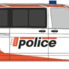RIETZE 53909 VW T6.1 Bus Polizei Wallis Blaulichtmodell 1:87