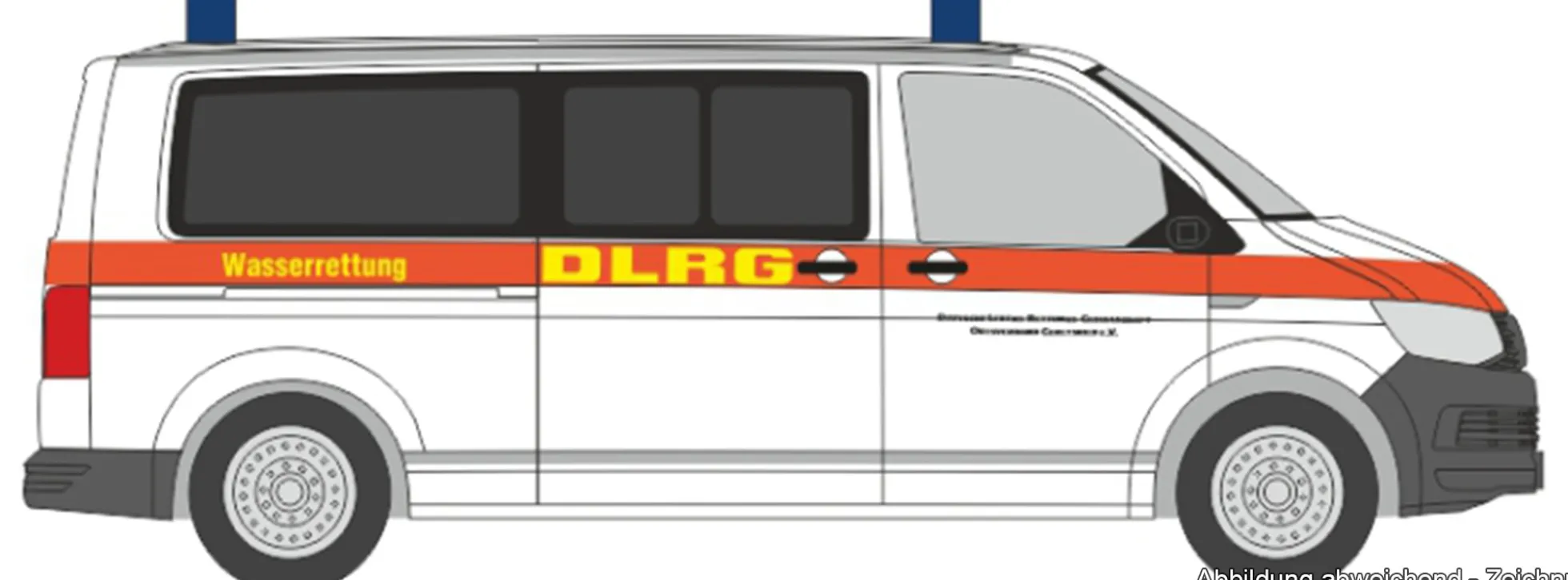 RIETZE 53928 VW T6 DLRG Wasserrettung Geretsried Blaulichtmodell 1:87