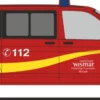 RIETZE 53755 VW T6 FW Hansestadt Wismar | Blaulichtmodell 1:87