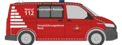 RIETZE 53905 VW T6.1 Halbbus Feuerwehr Rostock Einsatzführungsdienst Blaulichtmodell 1:87