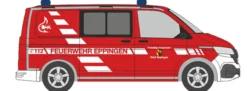 RIETZE 53908 VW T6.1 Halbbus Feuerwehr Eppingen Blaulichtmodell 1:87