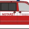 RIETZE 53963 VW T6.1 Notarzt BF Schwerin | Blaulichtmodell 1:87