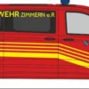 RIETZE 52103 VW Transporter FF Zimmern o.R. | Blaulichtmodell 1:87